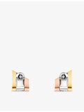 Boucheron Quatre Classique diamond stud earrings 18ct gold, imported from the UK