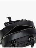 Diesel leather cross-body bag with curved dome shape, UK version