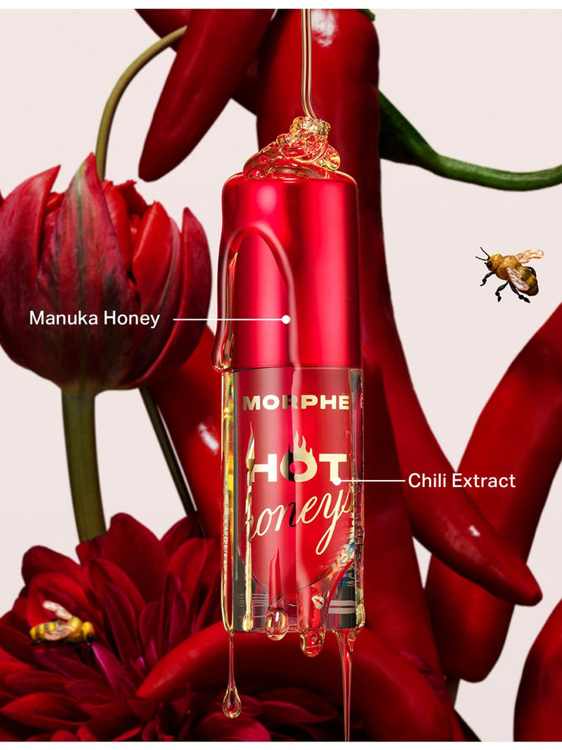 Morphe Hot Honeys plumping lip oil 4.5ml, UK version