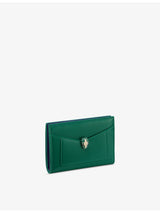 selfridges Bvlgari Serpenti Forever Folded Leather Card Holder- Buy online at McGrocer