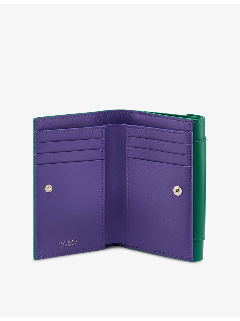 Bvlgari Serpenti Forever compact leather wallet, British product