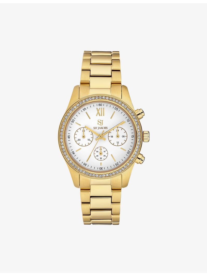 Sif Jakobs Domenica gold-plated watch 36mm, imported from the UK