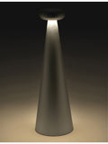 Alessi Bedin aluminium lamp with LED ring, imported from the UK