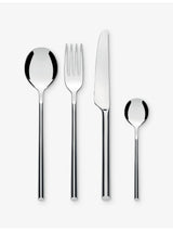 selfridges Alessi Clivo 24-Piece Stainless Steel Cutlery Set- Buy online at McGrocer