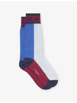 selfridges Marni Colour-Block Cotton-Blend Mid-Calf Socks- Buy online at McGrocer