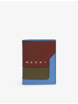 selfridges Marni Colour-Block Leather Bifold Wallet 8.5cm x 11cm x 2cm- Buy online at McGrocer