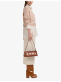 Marni Museo leather shoulder bag, baguette silhouette (British brand)