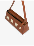 Marni Museo leather shoulder bag, baguette silhouette (British brand)
