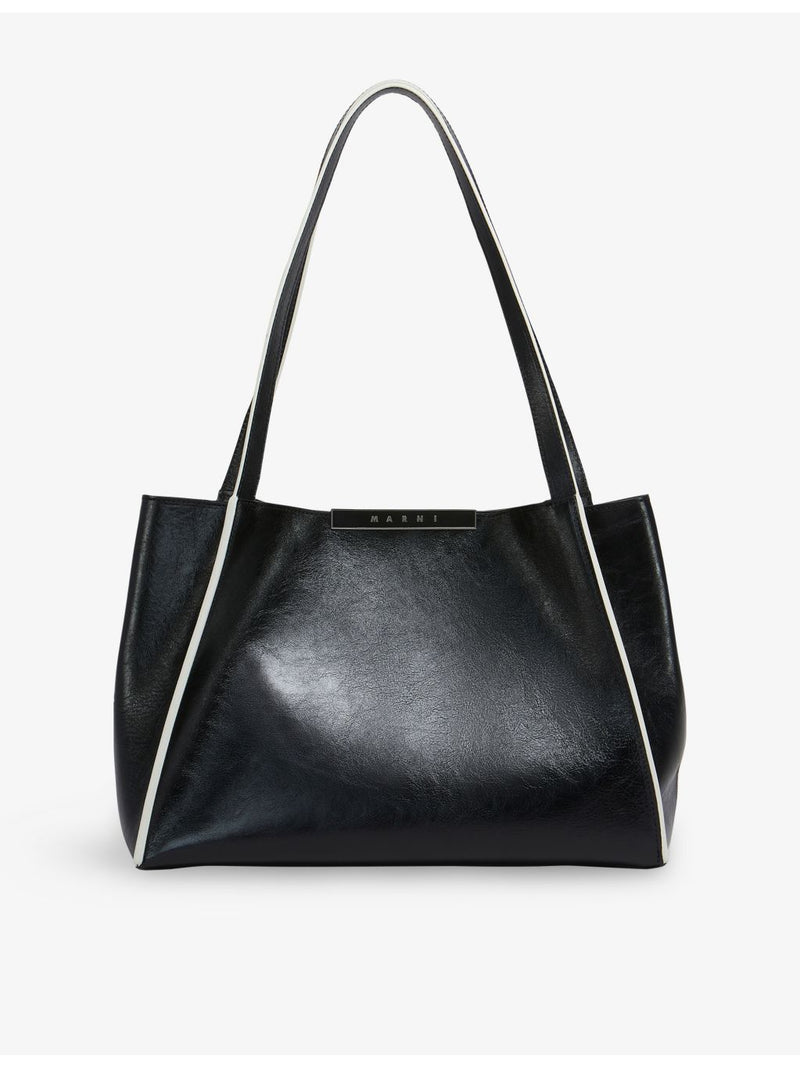 Marni Cresta leather tote bag 35cm - British product