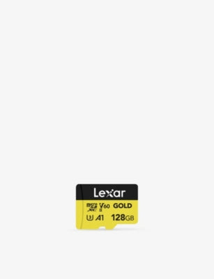 Lexar Professional Gold microSDXC UHS-II 128GB memory card (British brand)