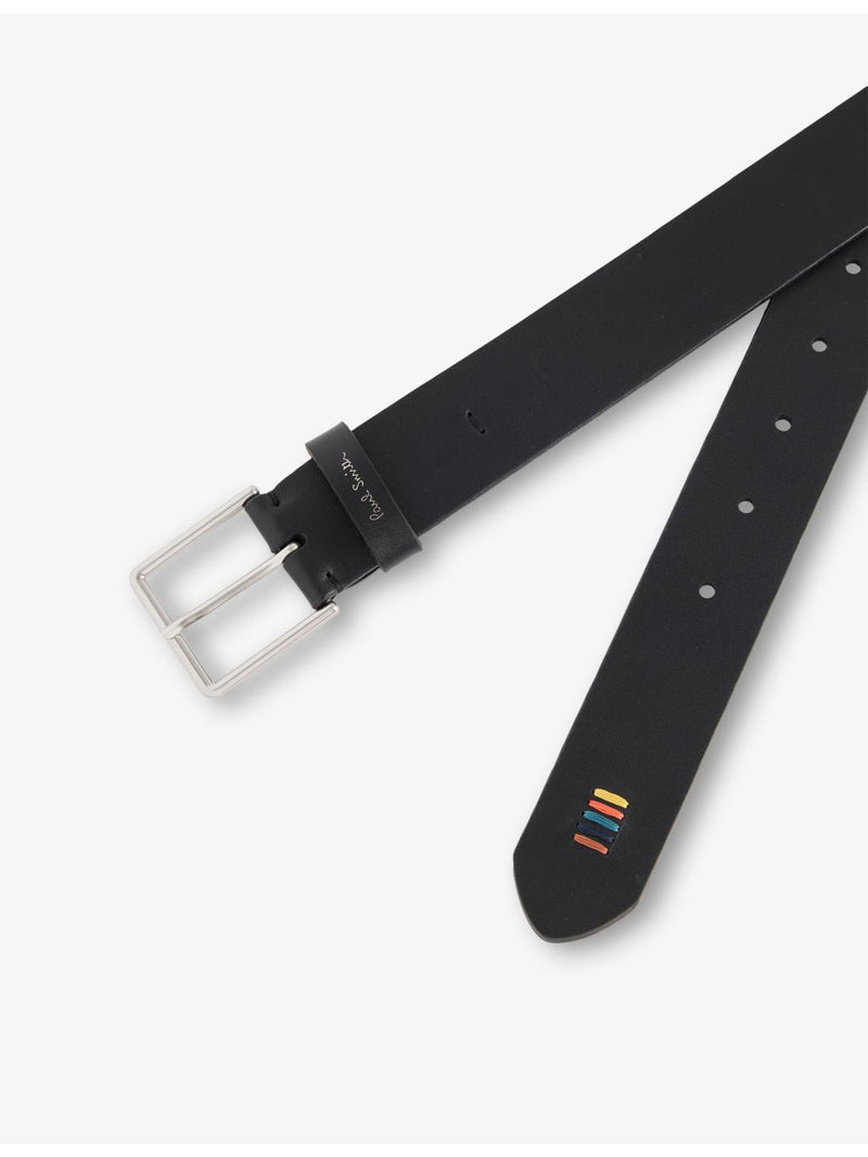 Paul Smith rainbow-stitch leather belt, imported from the UK