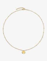 selfridges Monica Vinader MV Siren Muse Disc 18ct Yellow Gold Vermeil Chain Necklace- Buy online at McGrocer
