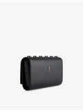 Christian Louboutin Paloma Loubinthesky spike leather clutch bag (British brand)