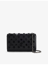 selfridges Christian Louboutin Paloma Loubinthesky Spike Leather Clutch Bag- Buy online at McGrocer