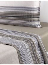selfridges BOSS Modernist Stripe Double Cotton Flat Sheet- Buy online at McGrocer