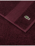 Lacoste cotton towels in guest, hand and bath sizes (British brand)