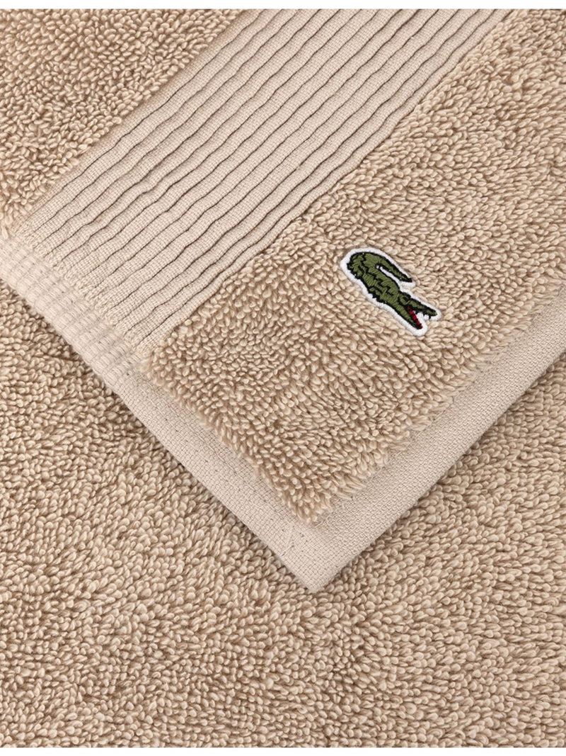 Lacoste cotton towel 600 thread count (British brand)