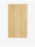Yves Delorme Pollen abstract-pattern cotton towel - British product
