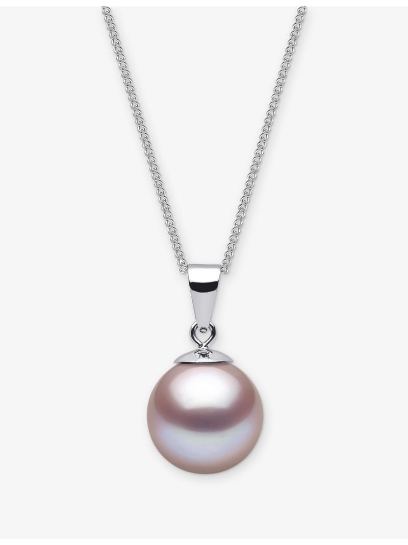 Yoko London pink freshwater pearl pendant 9mm, imported from the UK