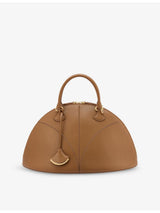 selfridges Bvlgari Marquise Large Leather Top-Handle Bag- Buy online at McGrocer