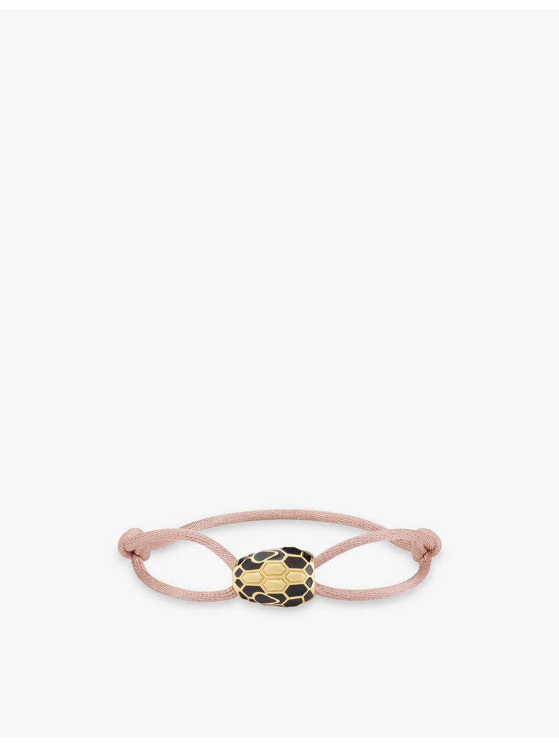 Bulgari Serpenti Forever yellow gold-plated brass bracelet, imported from the UK