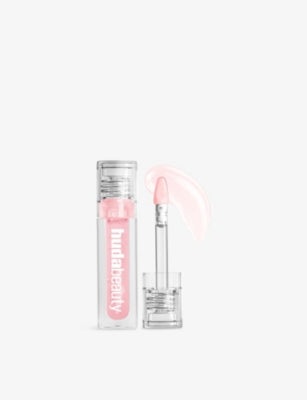 Huda Beauty Faux Filler Extra Shine Lip Oil 3.9ml, imported from the UK