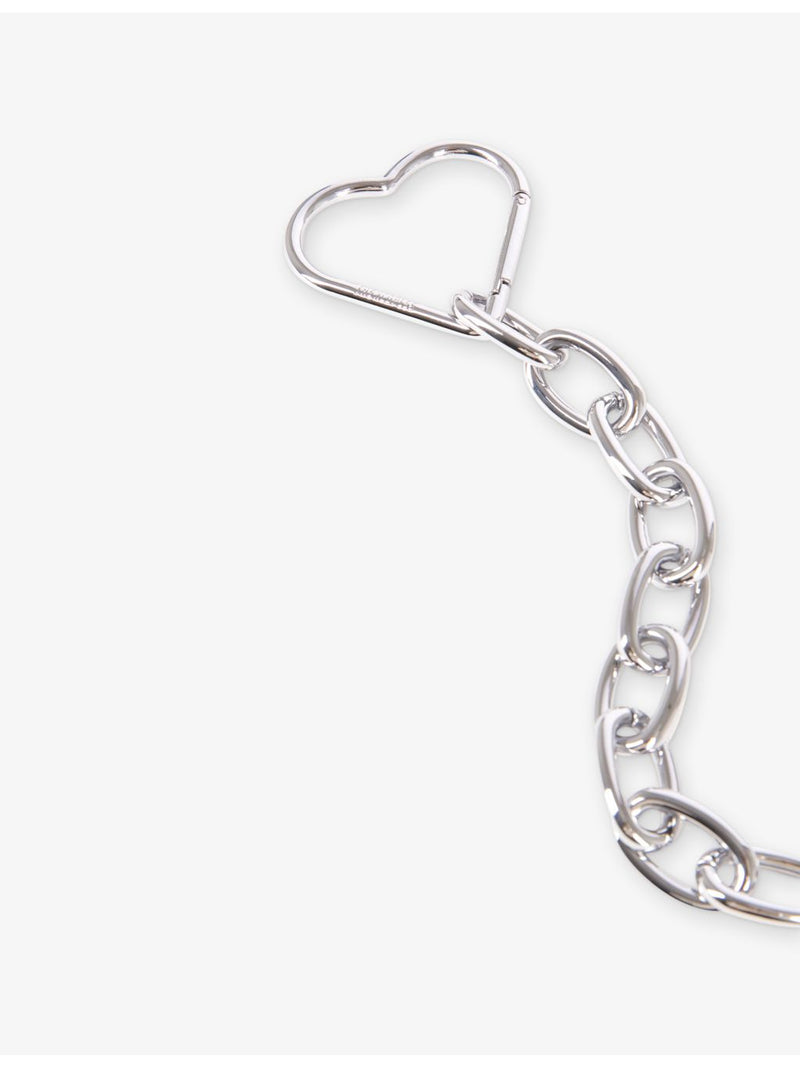 The Kooples Amelia bag charm 35cm zinc finish, UK version