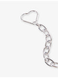 The Kooples Amelia bag charm 35cm zinc finish, UK version