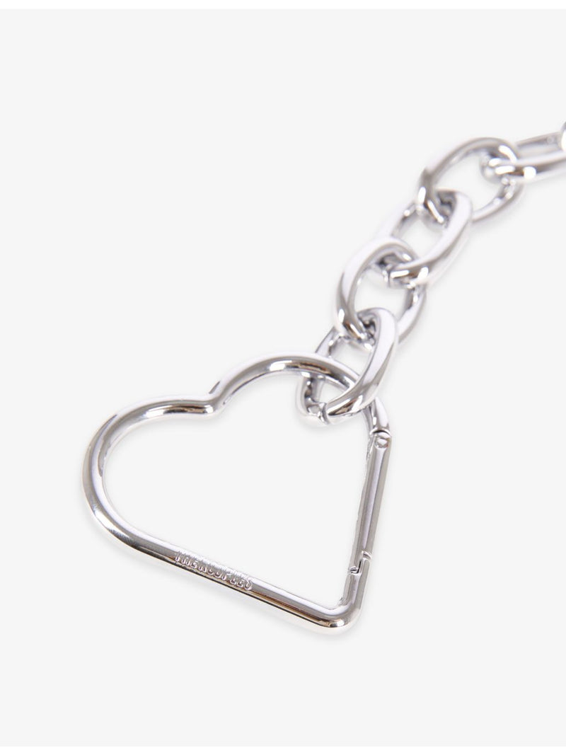 The Kooples Amelia bag charm 35cm zinc finish, UK version