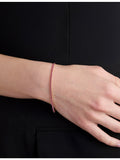 Astrid & Miyu 18ct gold-plated tennis chain bracelet, imported from the UK