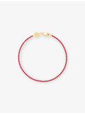 Astrid & Miyu 18ct gold-plated tennis chain bracelet, imported from the UK