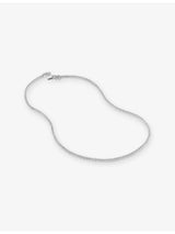 selfridges CARAT London Lexi Tennis Sterling Silver and Cubic Zirconia Necklace 40cm- Buy online at McGrocer