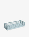 HAY Oblong Stackable Plastic Crate 34.5 x 13 x 8 cm