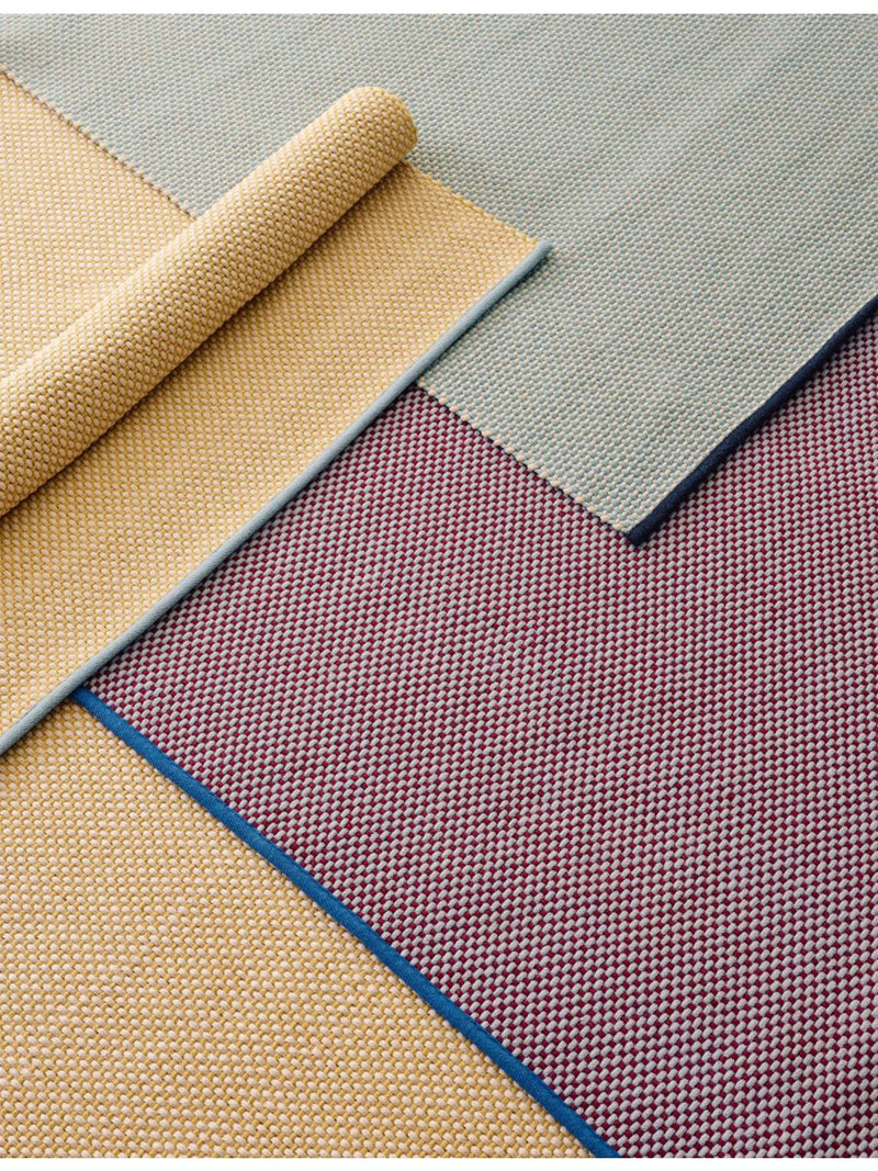 Hay 3 colour jute and wool rug 140x200cm, imported from the UK