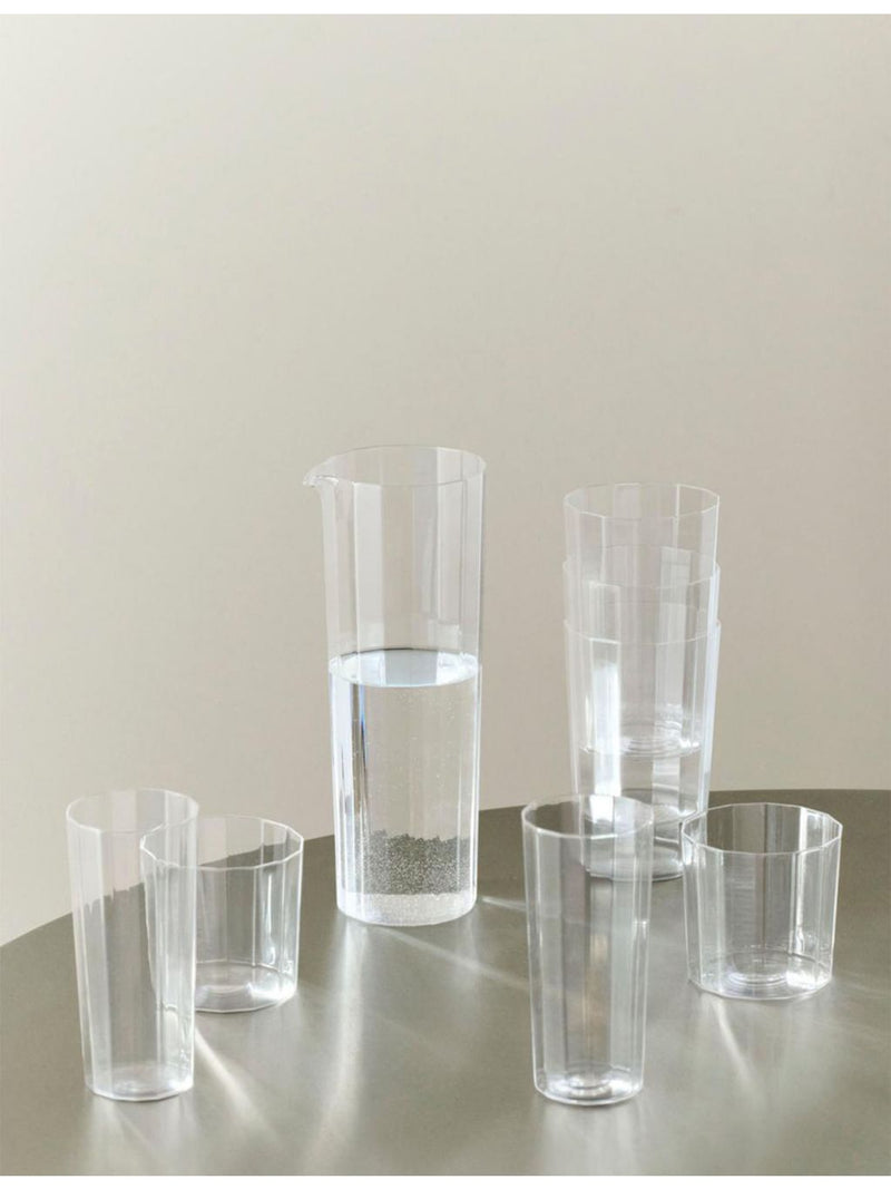 HAY Angle glass carafe 0.9L transparent (British brand)