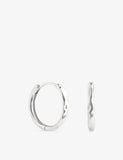 Astrid & Miyu 18ct gold-plated sterling silver hoop earrings, UK version