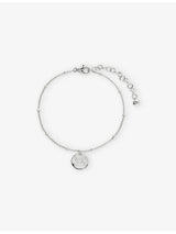selfridges Monica Vinader Siren Muse Disc Sterling Silver Chain Bracelet 15-19cm- Buy online at McGrocer