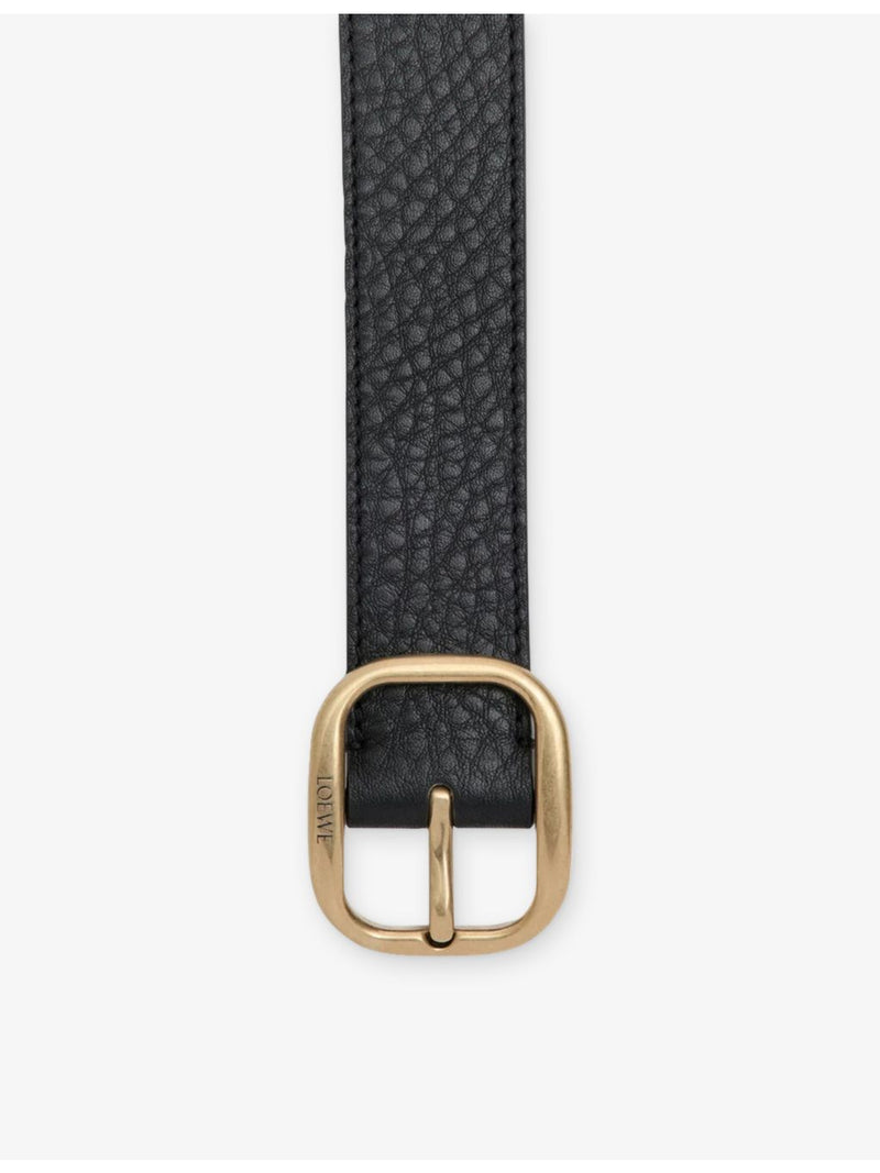 Loewe leather belt rounded buckle 3cm (British brand)