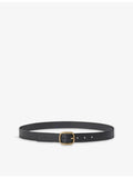 Loewe leather belt rounded buckle 3cm (British brand)