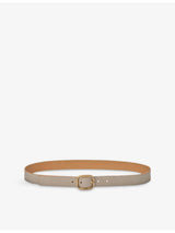 selfridges Loewe Rounded-Buckle Leather Belt 3cm- Buy online at McGrocer