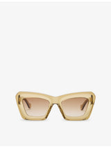 selfridges Loewe Beveled Cat-Eye Acetate Sunglasses- Buy online at McGrocer