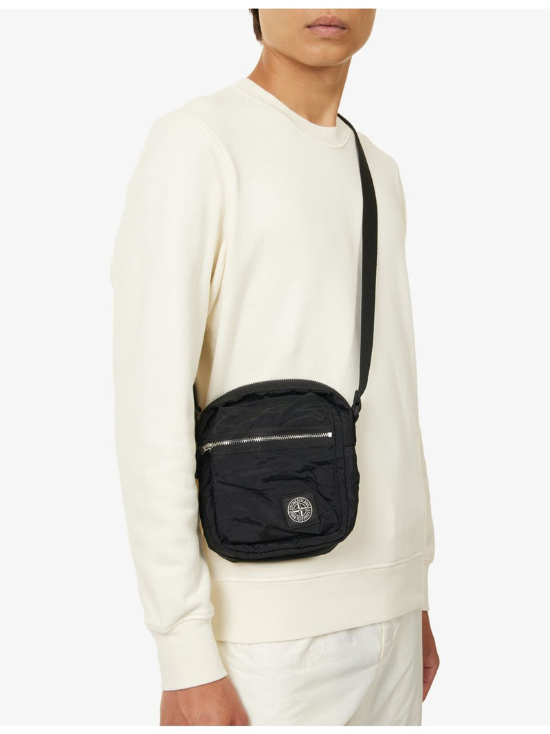 Stone Island shell cross body bag in polyamide, UK version