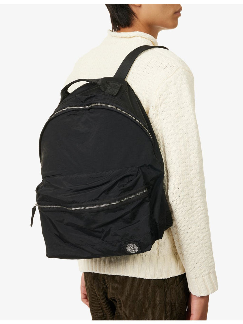 Stone Island shell backpack brand patch, imported from the UK