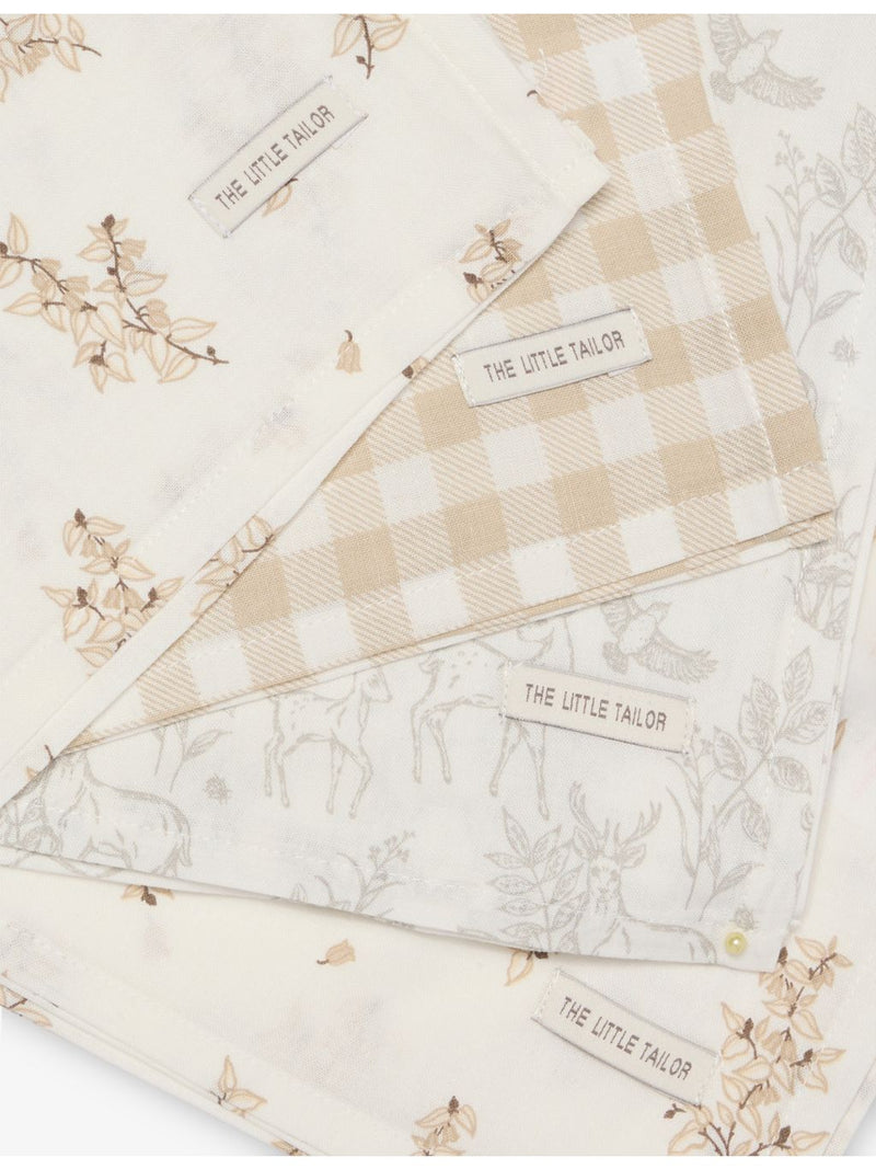 The Little Tailor four-piece cotton muslin cloth set (British brand)