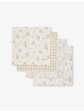The Little Tailor four-piece cotton muslin cloth set (British brand)