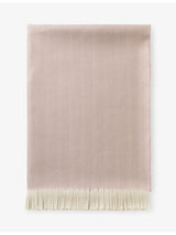 selfridges Johnstons Herringbone Wool Throw 190cm x 140cm- Buy online at McGrocer