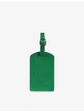 Mintapple top grain leather luggage tag with adjustable loop, imported from the UK