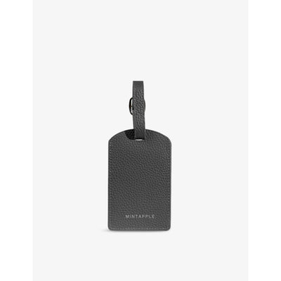 selfridges Mintapple Top Grain Leather Luggage Tag- Buy online at McGrocer