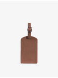 Mintapple top grain leather luggage tag, imported from the UK