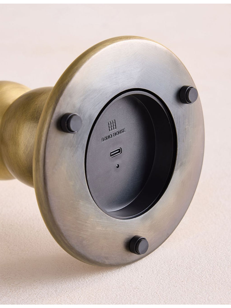 Soho Home Baylee portable brass lamp H30.5cm, imported from the UK